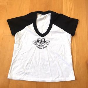 Brandy Melville Bella White Heaven Sent Top NWOT